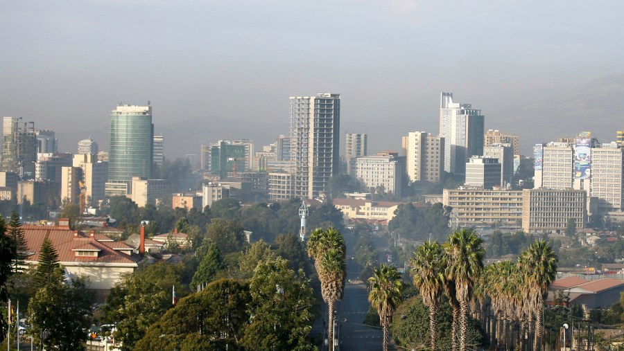 View of the capital city