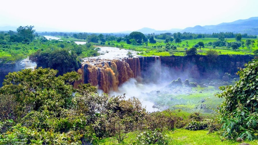 Bahir Dar waterfalls, Ethiopia