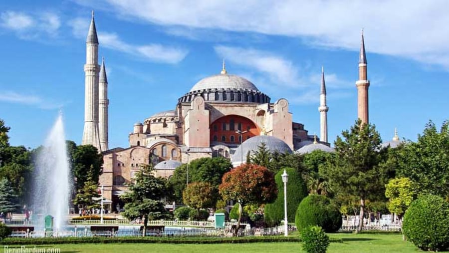 Visit the historic Hagia Sophia Mosque