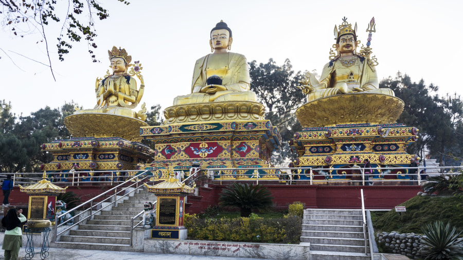 Visit the Swayambhunath Temple in Nepal