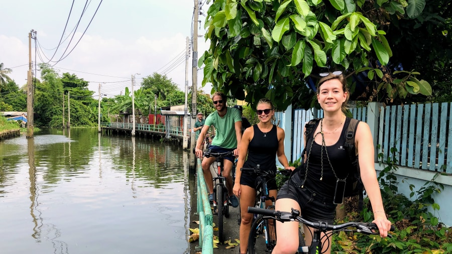 Cycle tour in Bangkok, Thailand