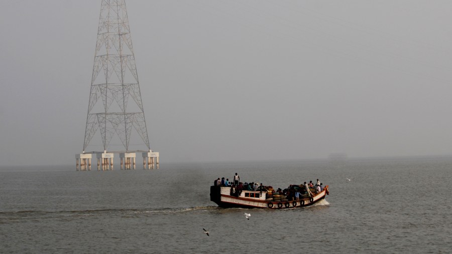 Boating in Gangasagar