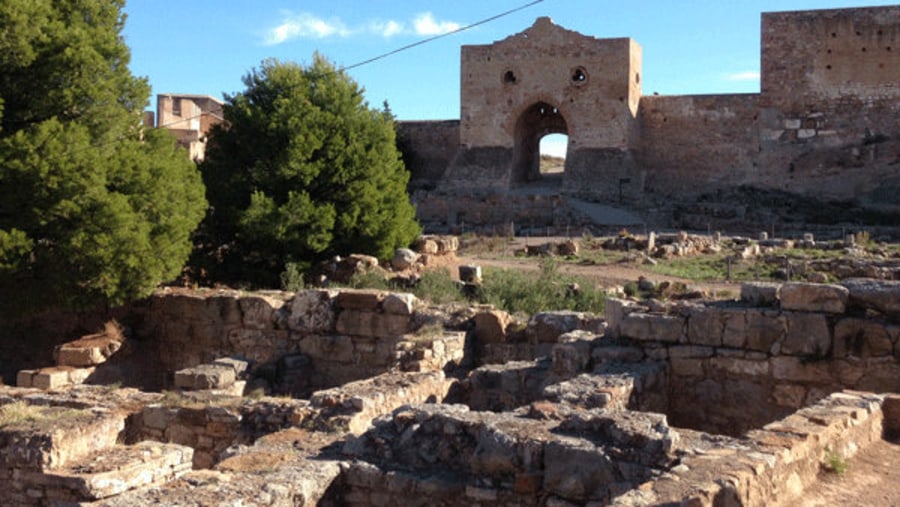 Sagunto Castle In Spain