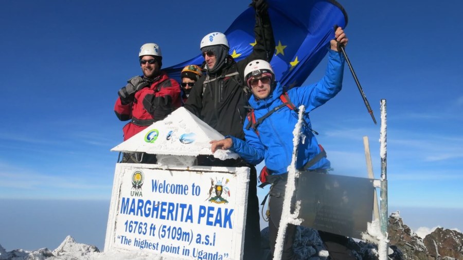 Enjoy the trek to the Margherita Peak