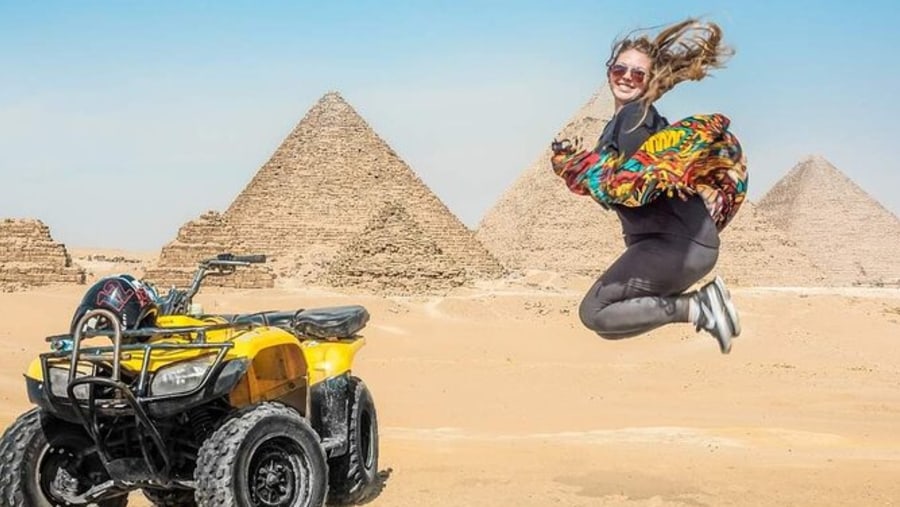 Quad ride at Giza