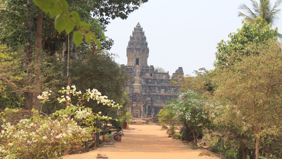 Go to the stunning Bakong Temple in Siem Reap