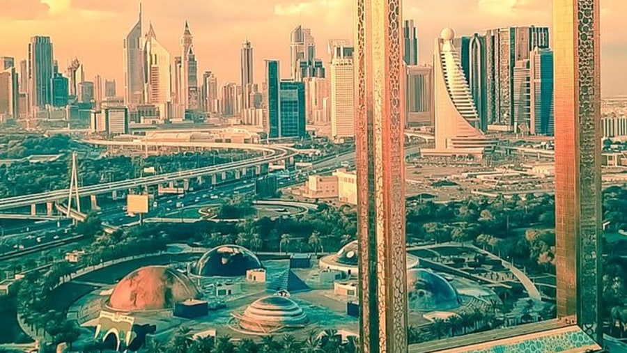 Dubai city view