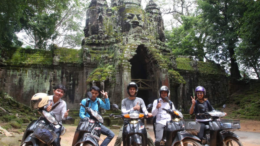 Scooter Ride in Siem Reap