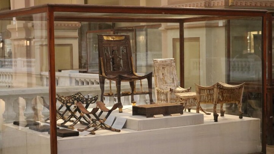 Chair from the Tomb of Tutankhamun