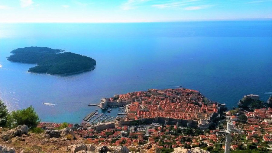 Admire the coastal views of Dubrovnik