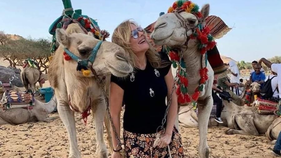 Pose with Camels during Quad Bike Tour in Hurghada, Egypt