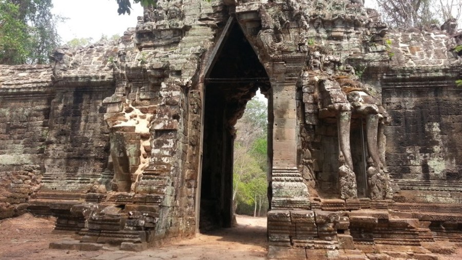 Southern Gate Of Angkor Thom