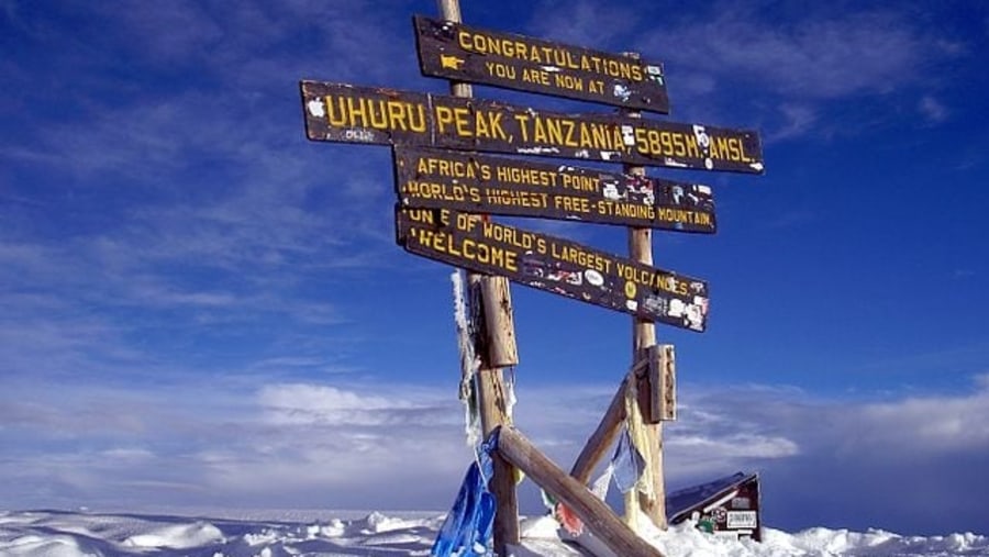 Uhuru peak, Mt. Kilimanjaro