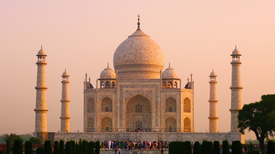 Taj Mahal In Agra, India