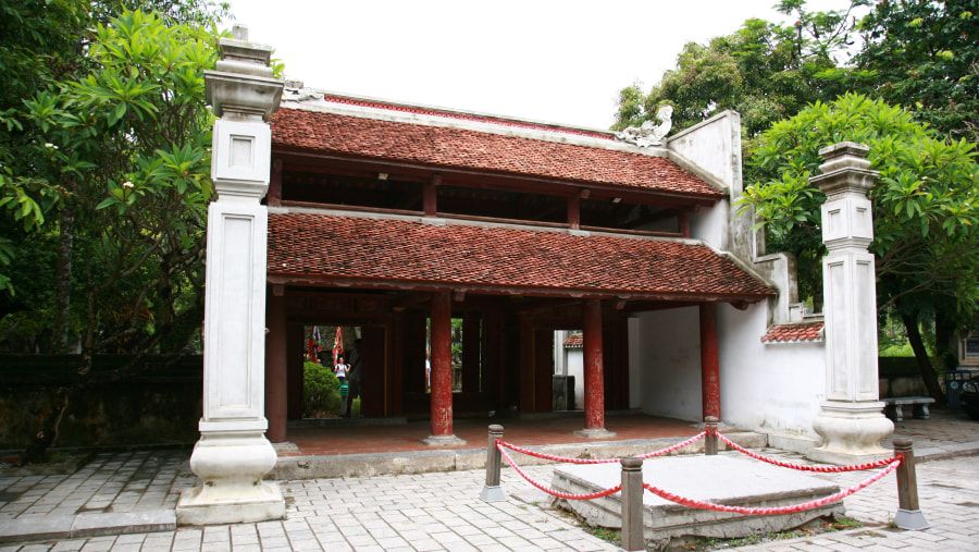 Traditional Vietnamese architecture.