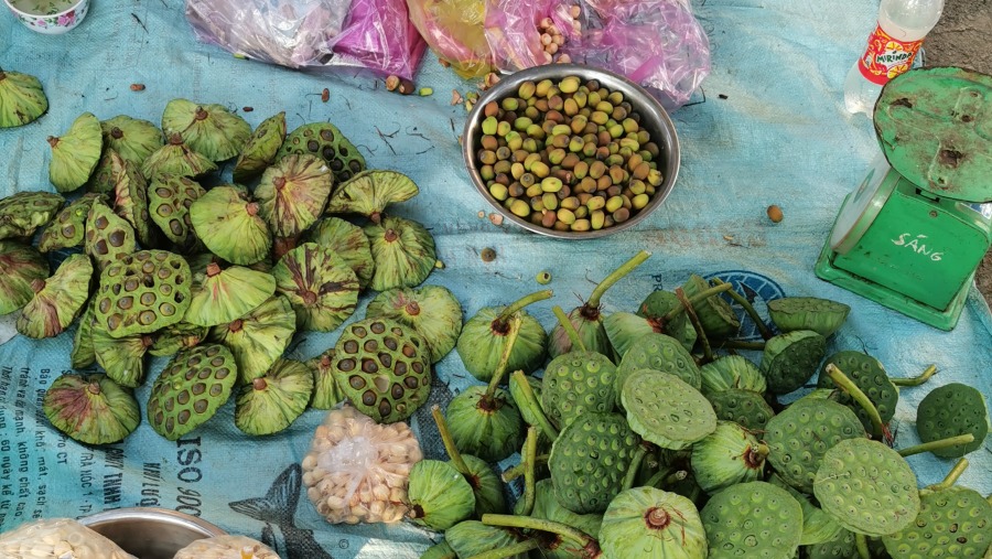 Native produce at the local markets of Ho Chi Minh