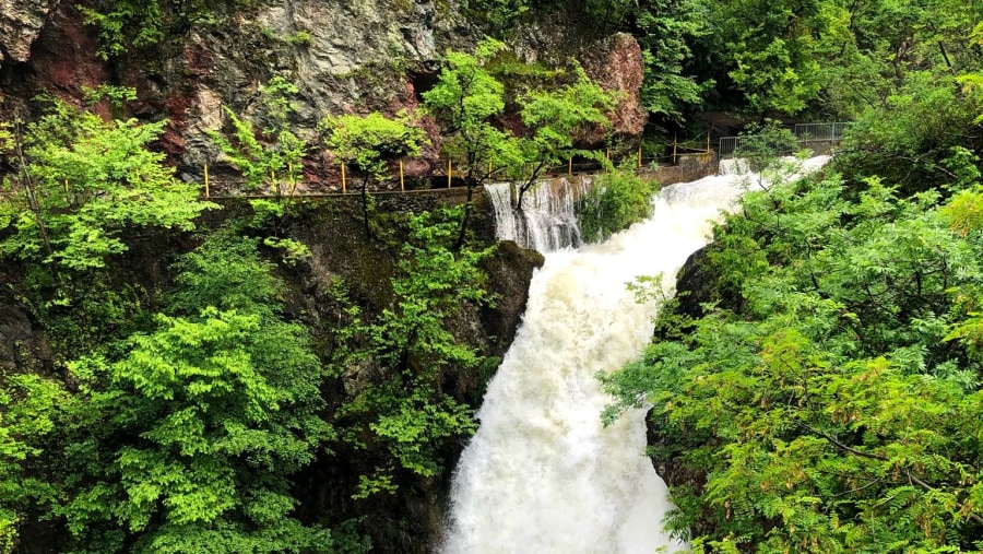 White Drin Waterfall View