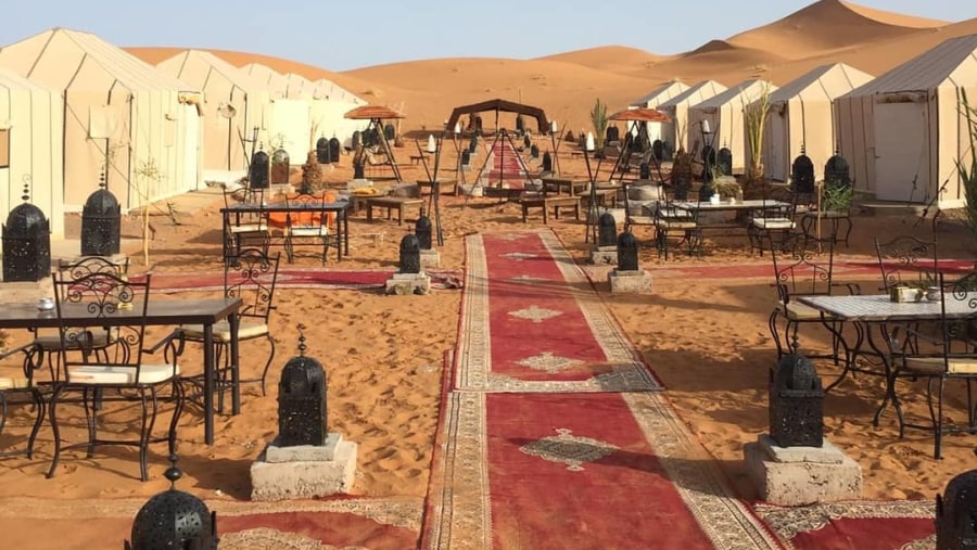 Morocco desert camp