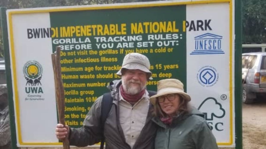 Travelers at Bwindi Impenetrable National Park