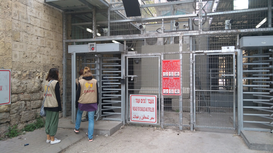 Kafiyah factory in the West Bank