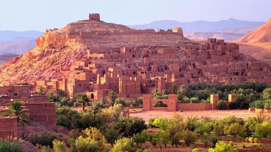 Cross Ait Ben Haddhou Kasbah, Morocco