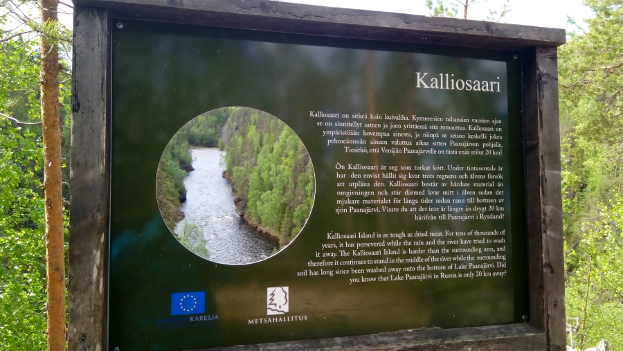 Viewing point along Small Bear Trail in Kuusamo