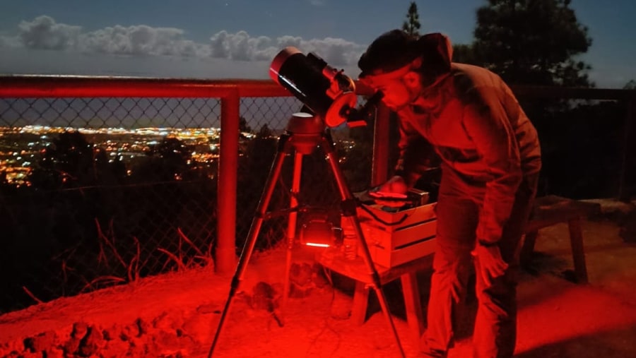 Stargazing at Mount Tiede