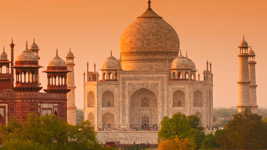 Taj Mahal In Agra, India