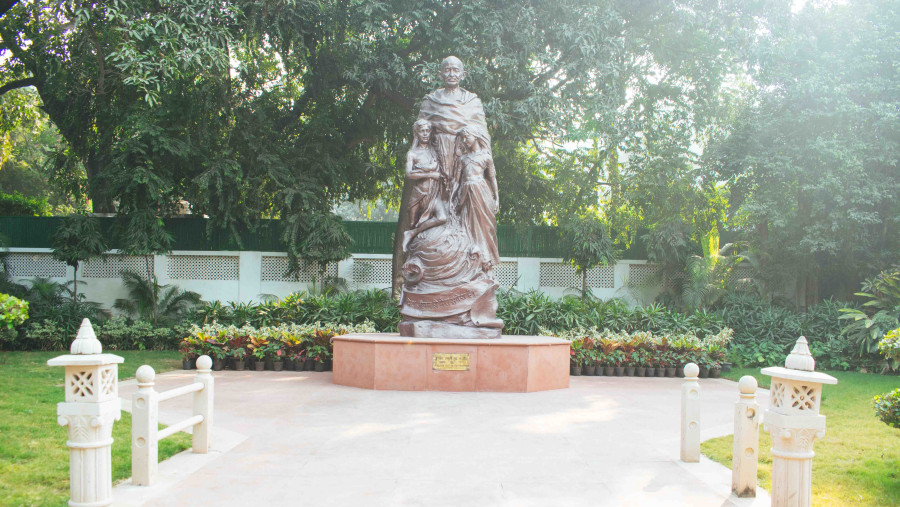 Gandhi Statue in Delhi, India