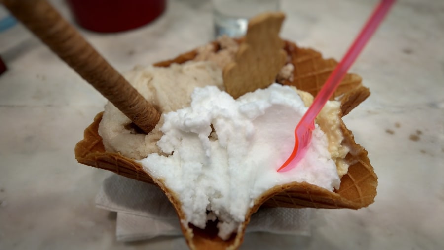 Gelato in Nafplio, Greece