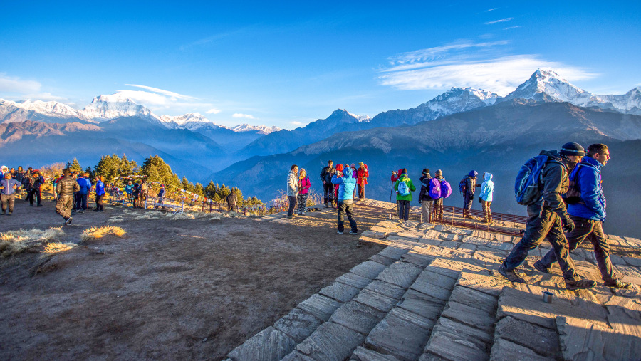 Amazing vistas of the Nepal Himalayas