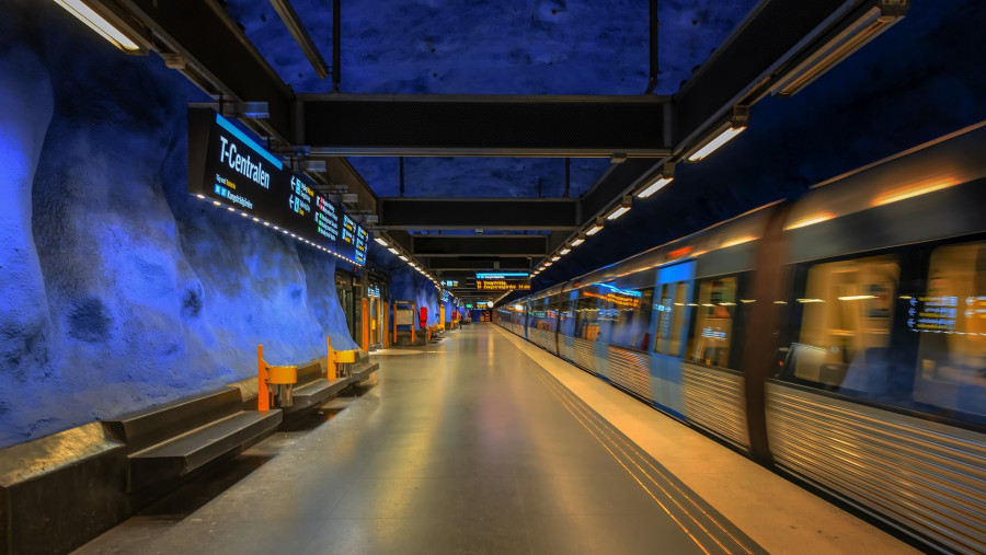 Stockholm Metro Station