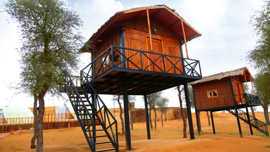 Treehouse Camp in Ras Al Khaimah Deser