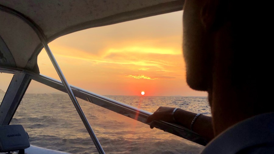 Sunset from the Boat