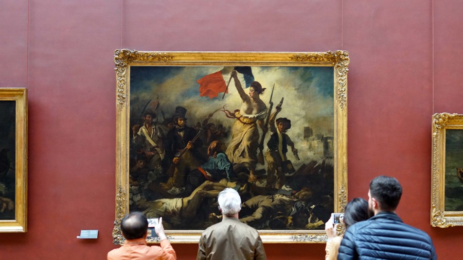 Liberty guiding the people by Delacroix - Louvre