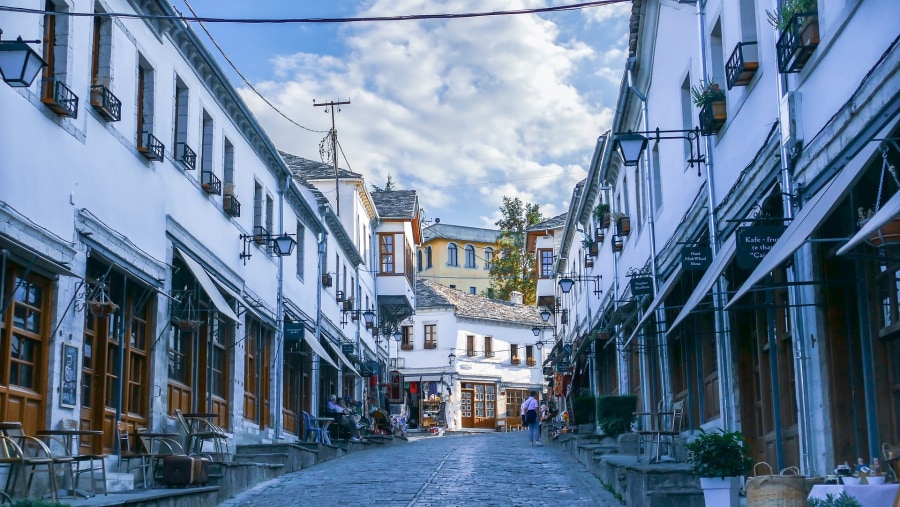 Explore the UNESCO World Heritage town, Gjirokastra