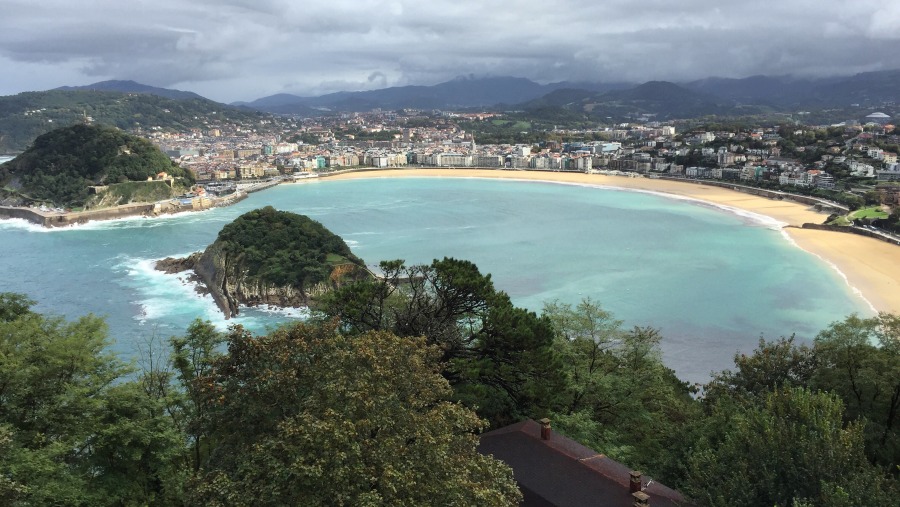 The view from Monte Igueldo