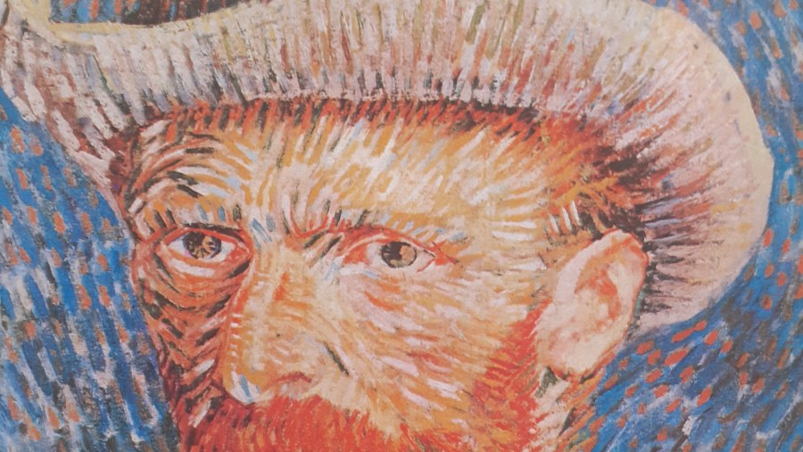 Self portrait of Vincent Van Gogh