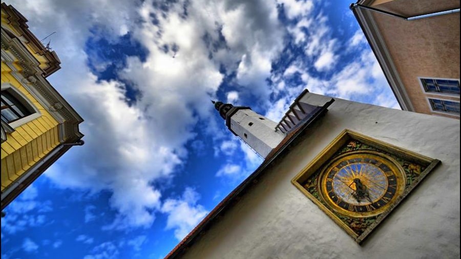 The Oldest Clock in Tallinn Town