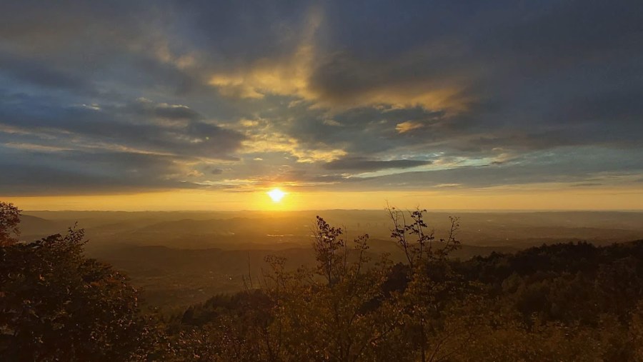 Sunset from Dajti Mountain