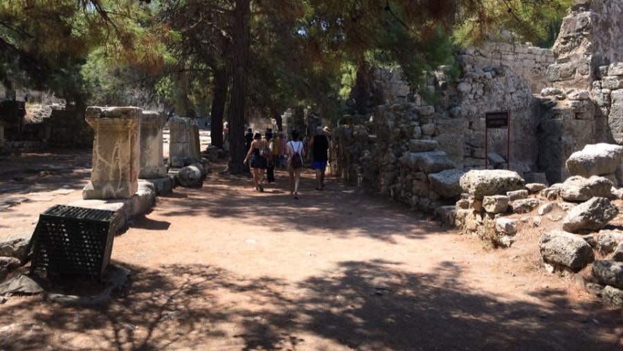 Olympos Ruins-Chimera and Phaselis Ruins 