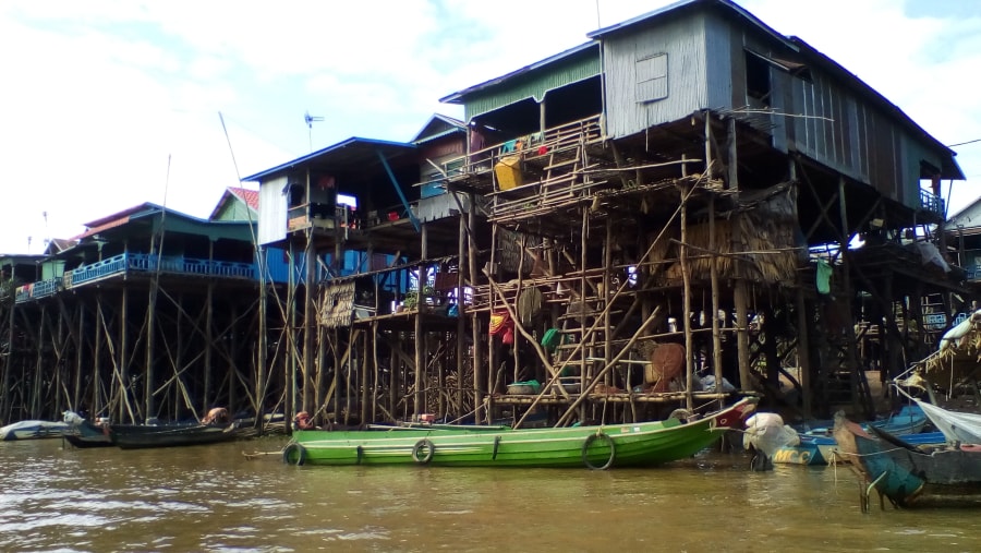 Floating Houses in Kampong Phluk