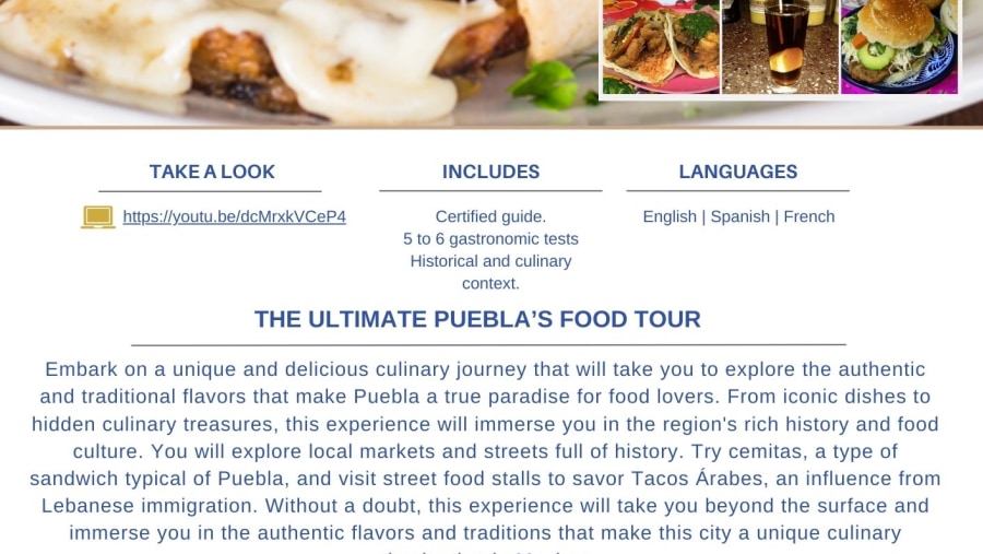 THE ULTIMATE PUEBLA’S FOOD TOUR
