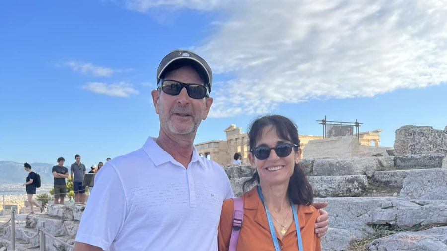 Tourists enjoying the tour