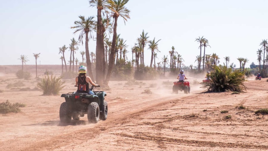 Quad biking