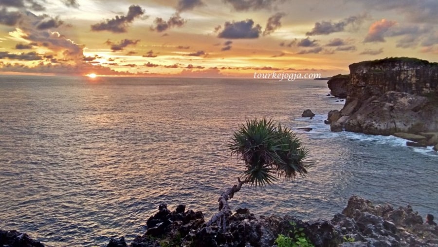 Sunset At Krakal Beach