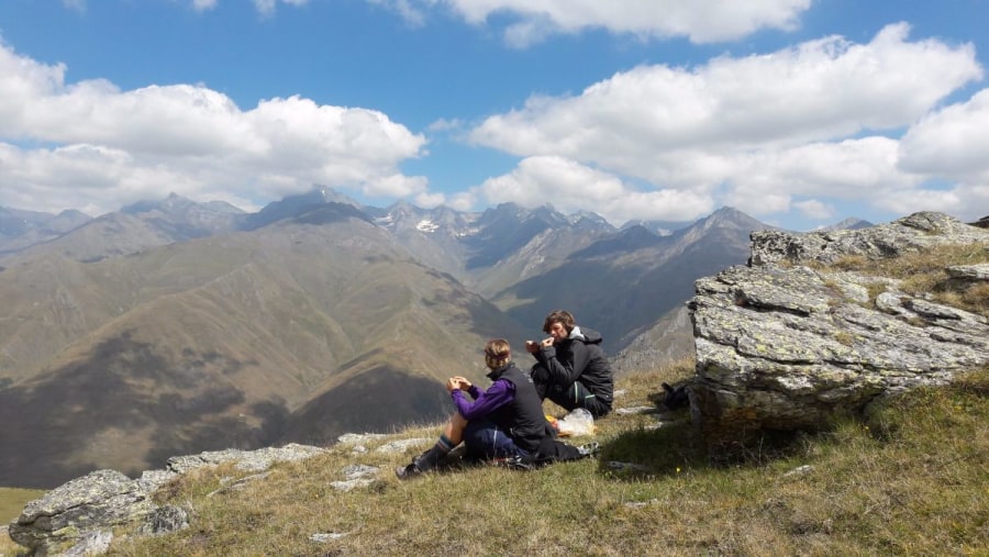 Enjoy spectacular views of the Greater Caucasus Mountains