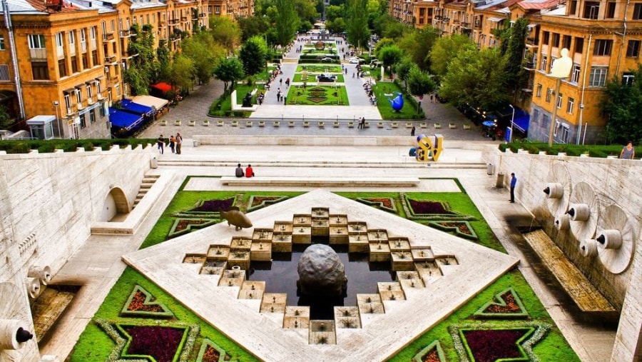 Marvel at the Cascade Complex of Yerevan, Armenia