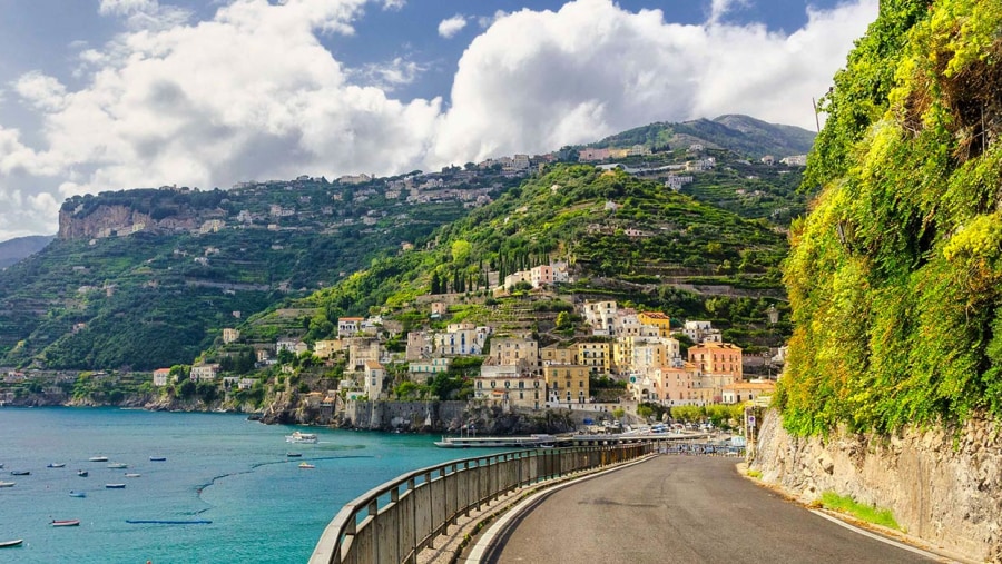 Coastal Road of Amalfi Coast, Italy