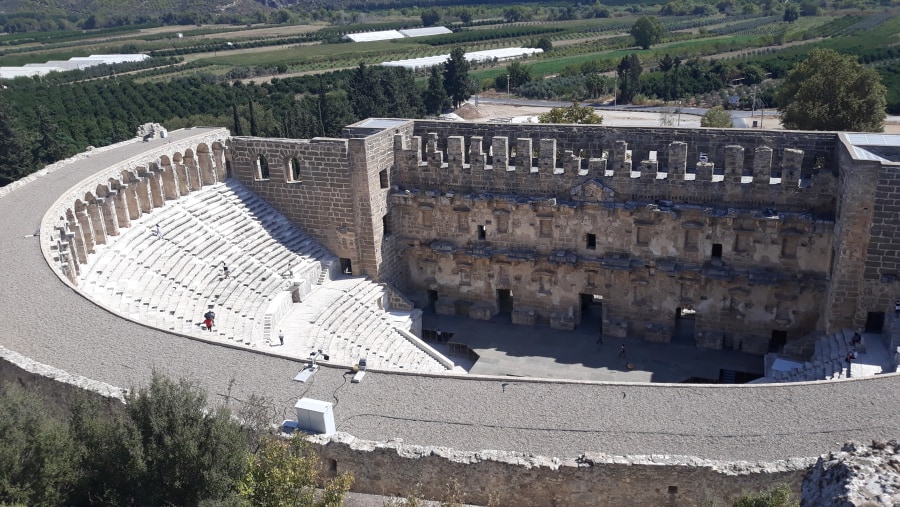 Visit the Roman Theatre of Aspendos